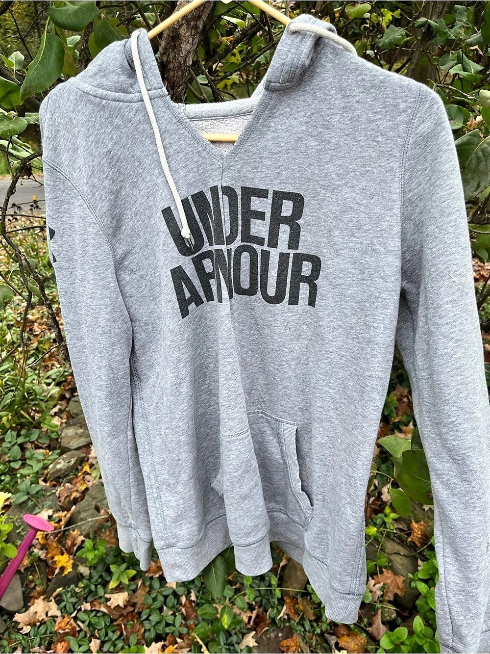 Under Armour Gray Graphic Pullover Hoodie